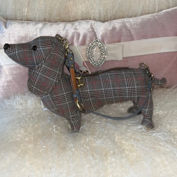 Vintage, fuzzy, couture DACHSHUND purse!! - Picture 3 of 8